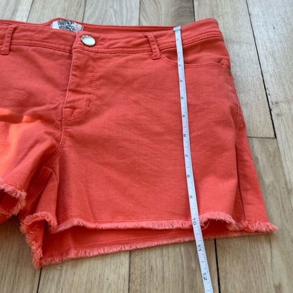 RW&CO orange distressed denim shorts - Picture 6 of 6